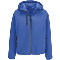 Куртка софтшелл с капюшоном женская Falcon Women, ярко-синяя (royal), размер XL фото 2