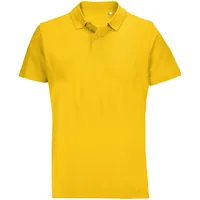 Рубашка поло унисекс Pulse, желтая, размер S фото 2