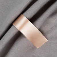 Лента сатиновая Satin 35 XXL, светло-бежевая, 250 см фото 2