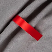 Лента сатиновая Satin 20 XXL, красная, 240 см фото 2