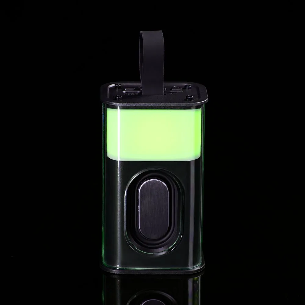 Bluetooth-колонка с подсветкой Groove, серая фото 9