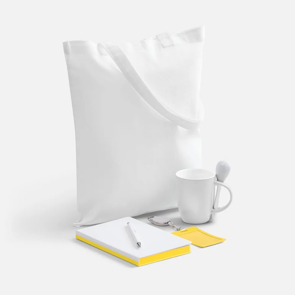 Набор Welcome Pack, желтый с белым