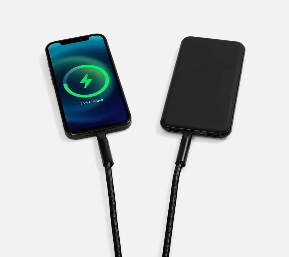 Кабель-ланьярд energyFlex Power Delivery 60 Вт, черный фото 9