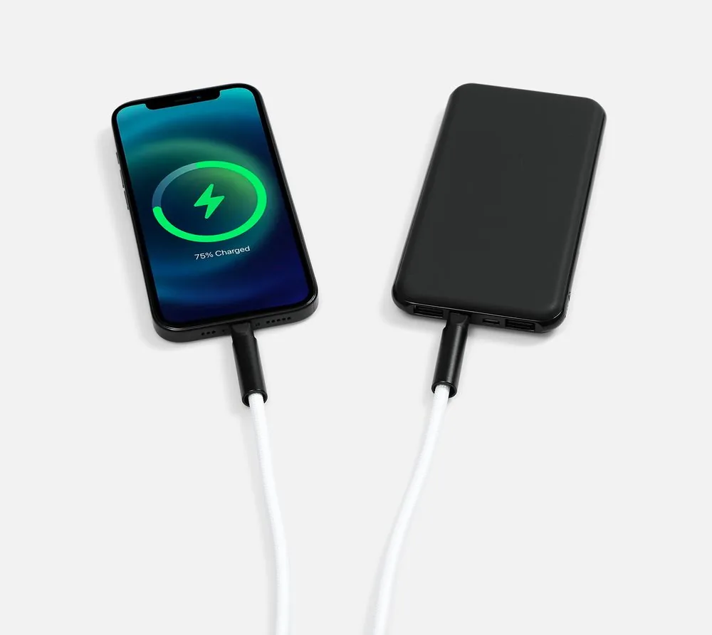 Кабель-ланьярд energyFlex Power Delivery 60 Вт, белый фото 8