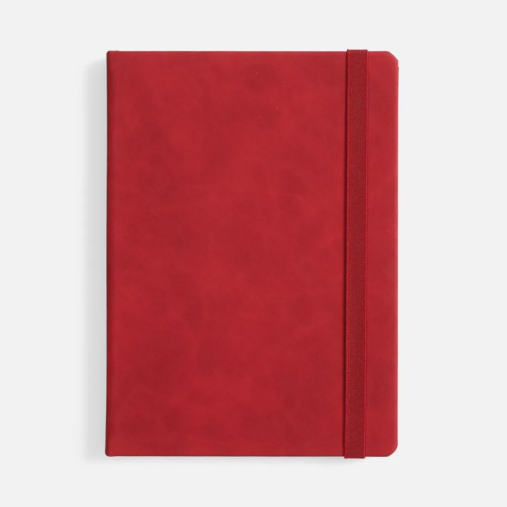 Ежедневник Urban Hard, недатированный, красный