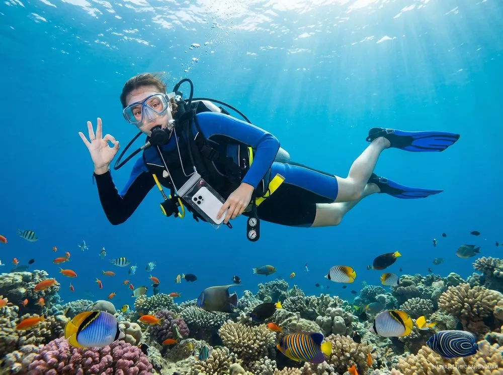 Водонепроницаемый чехол для телефона Aqualock, серый фото 11