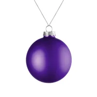 Елочный шар Finery Matt, 8 см, матовый фиолетовый фото 2