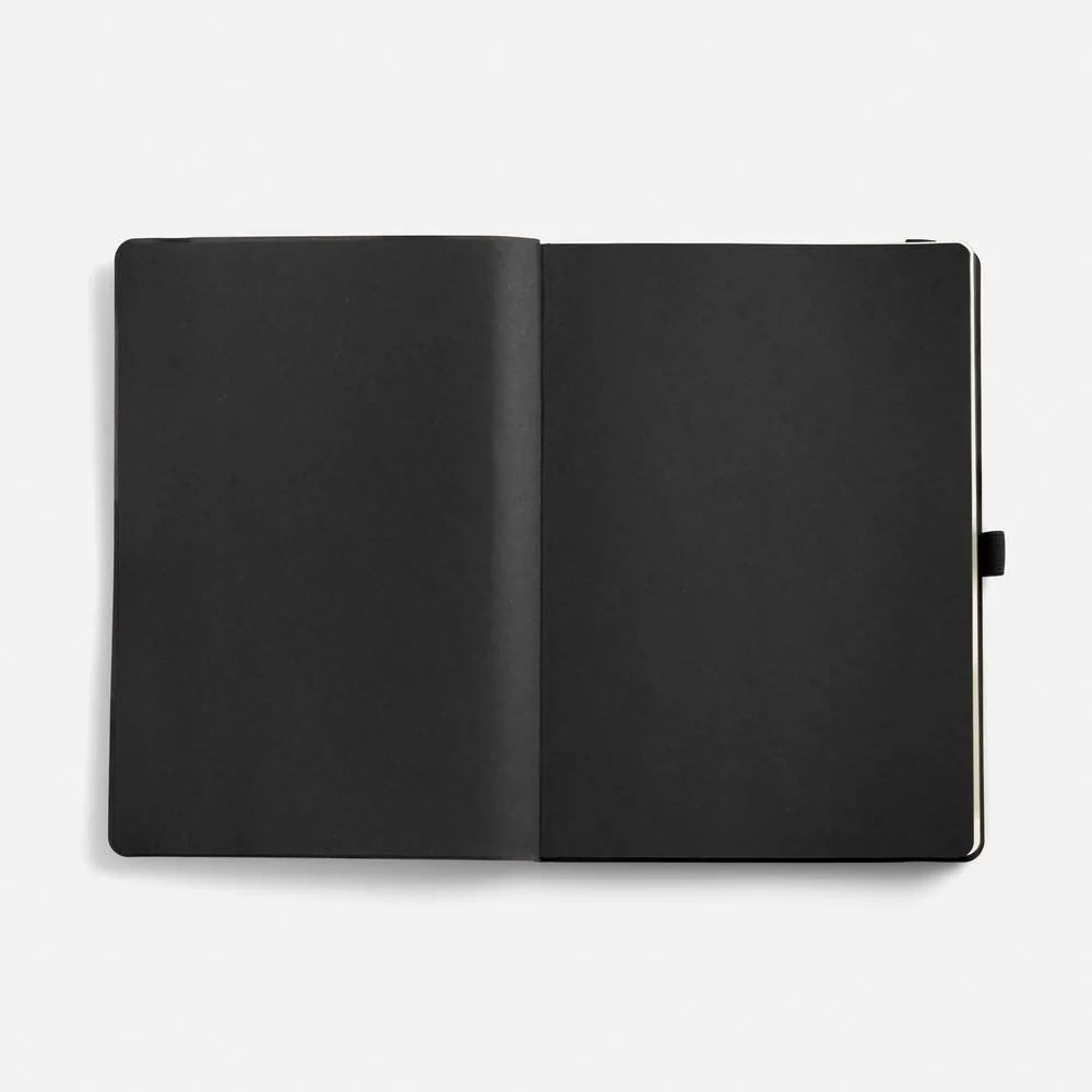 Ежедневник Peel Flex, недатированный, черный фото 8