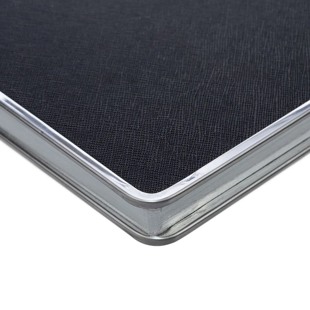 Ежедневник Frame Metal, недатированный, черный фото 6