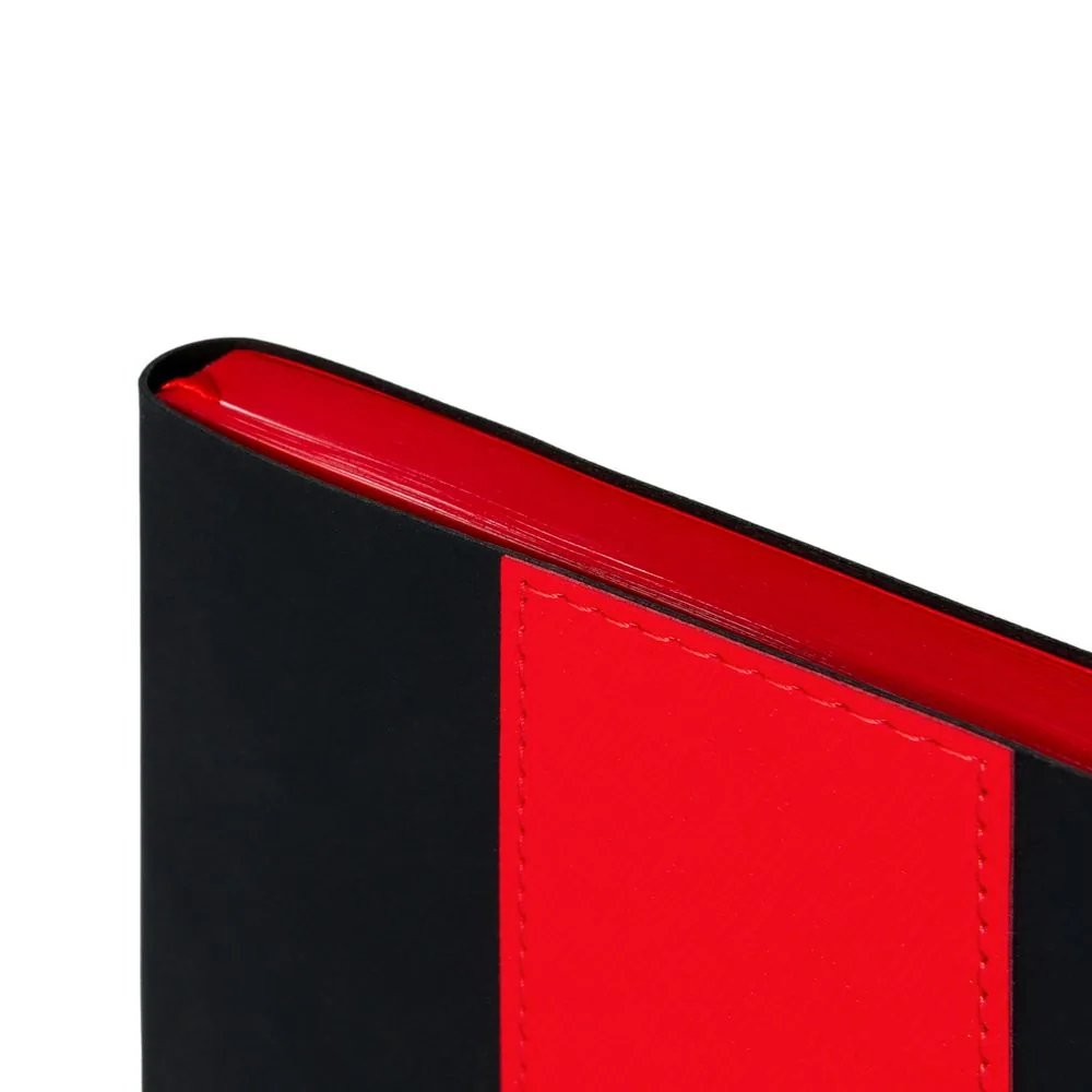 Ежедневник Bookmark, недатированный, черный с красным фото 7