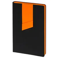 Ежедневник Bookmark, недатированный, черный с оранжевым фото 2