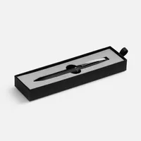Ручка шариковая Bolt Soft Touch в футляре, черная фото 2