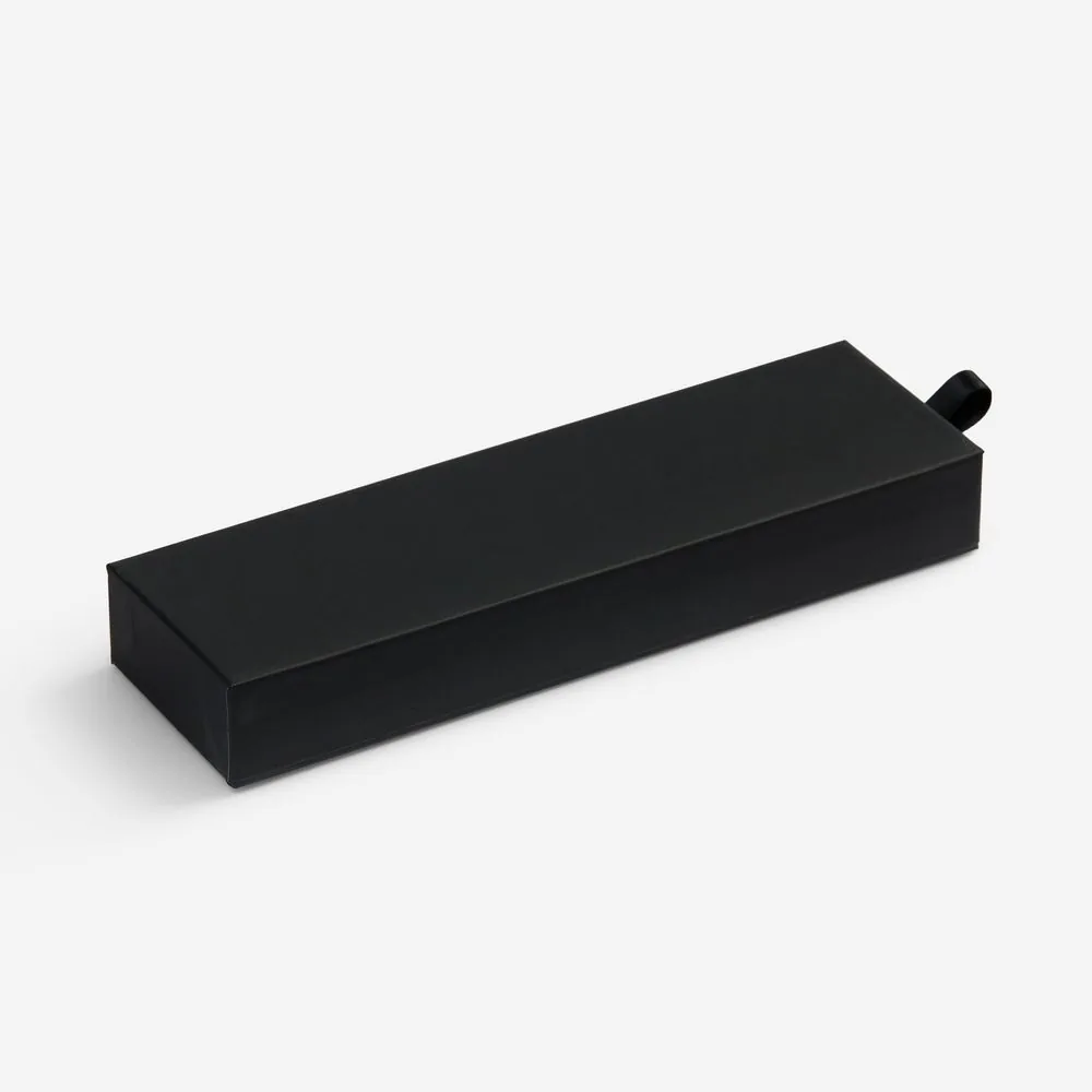 Ручка шариковая Broad Ring Soft Touch в футляре, черная фото 4
