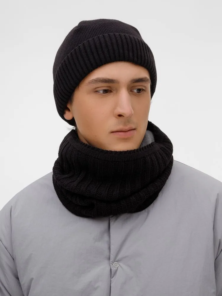 Шапка ComFleece, черная фото 8