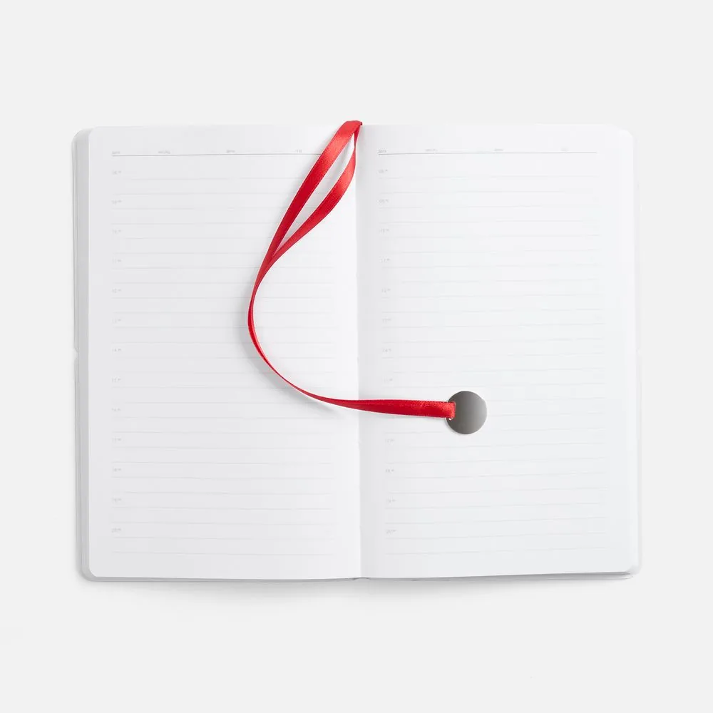 Ежедневник Waltz, недатированный, красный фото 10