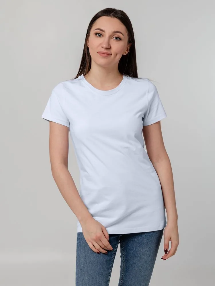 Футболка женская T-bolka Stretch Lady, белая (холодный оттенок), размер S фото 6