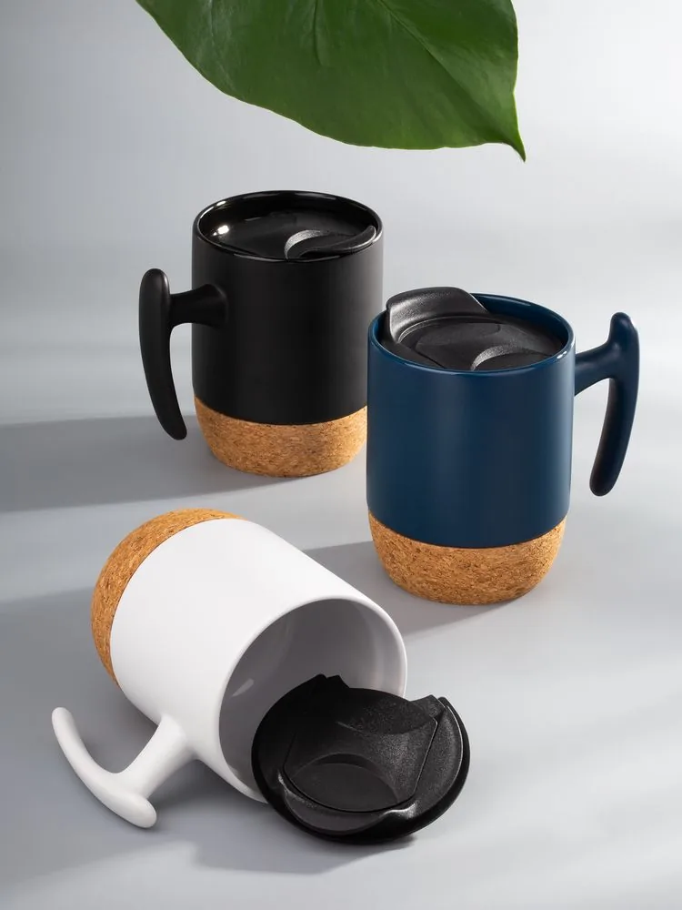 Кружка Corky Grip, черная фото 10