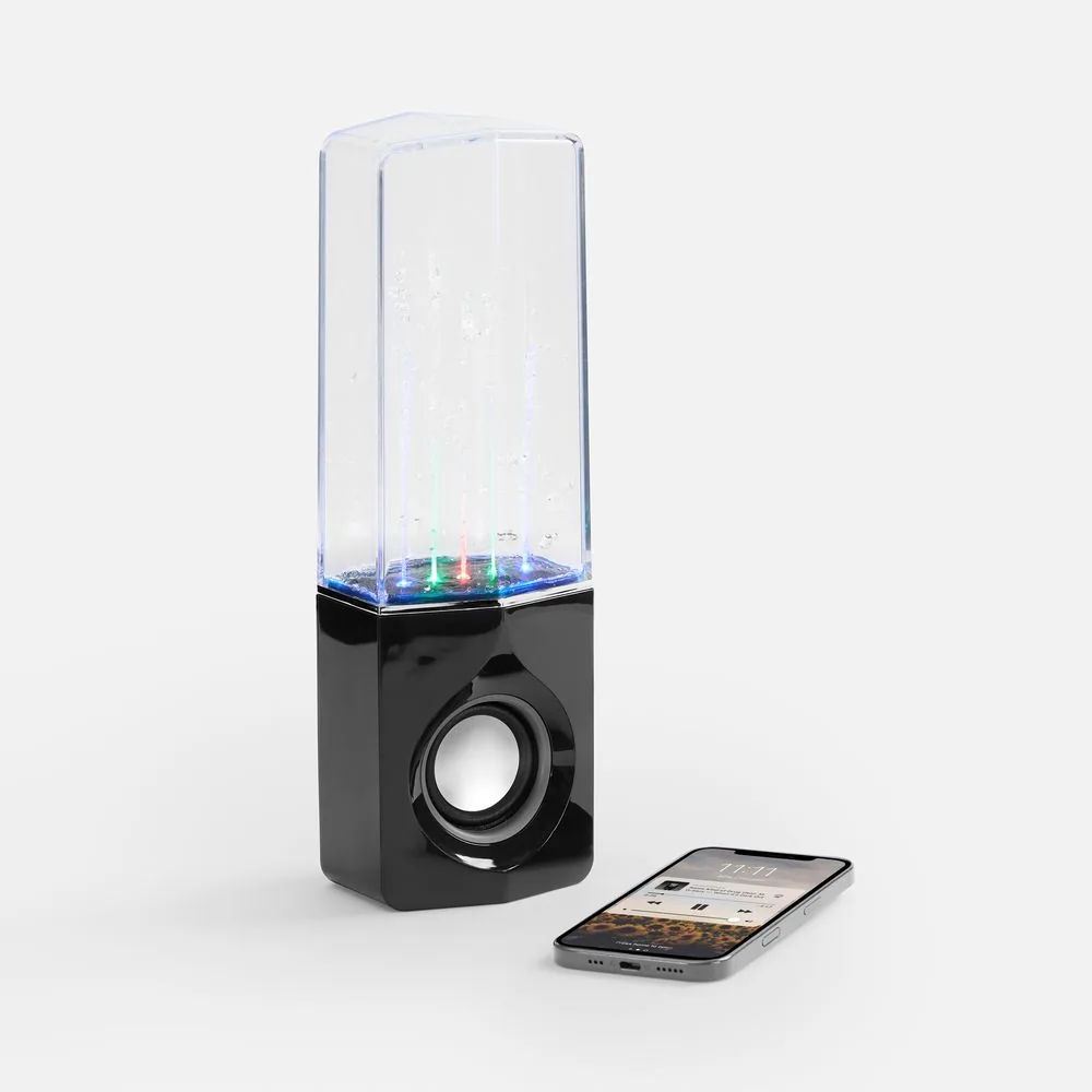 Bluetooth-колонка с поющим фонтаном Fuente, черная фото 3