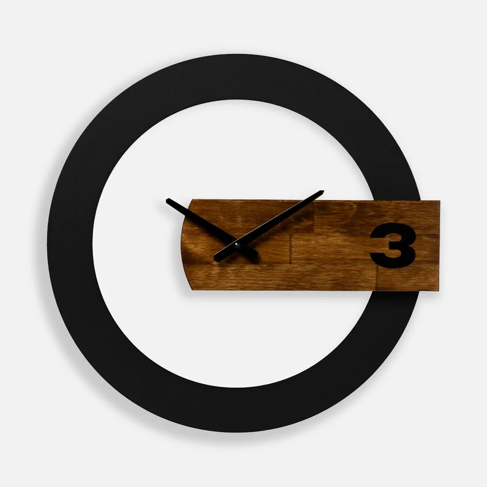 Часы TimeLord, черные с коричневым фото 3