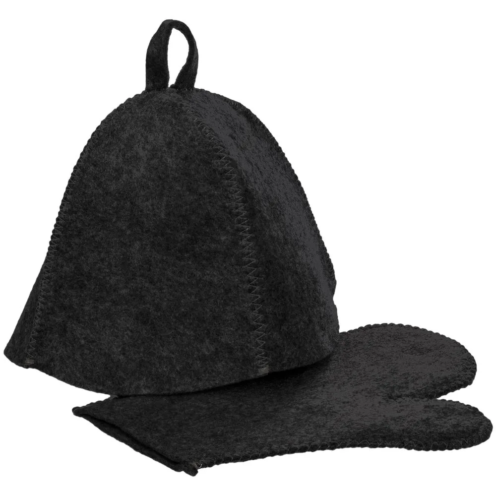 Набор для бани Heat Off, ver.2, черный фото 3