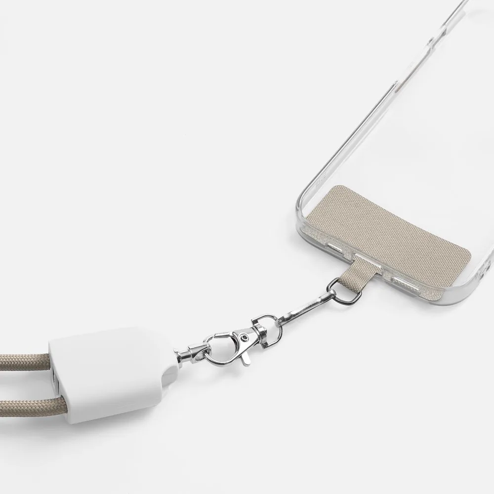 Кабель-ланьярд energyFlex Pro, серо-бежевый фото 12