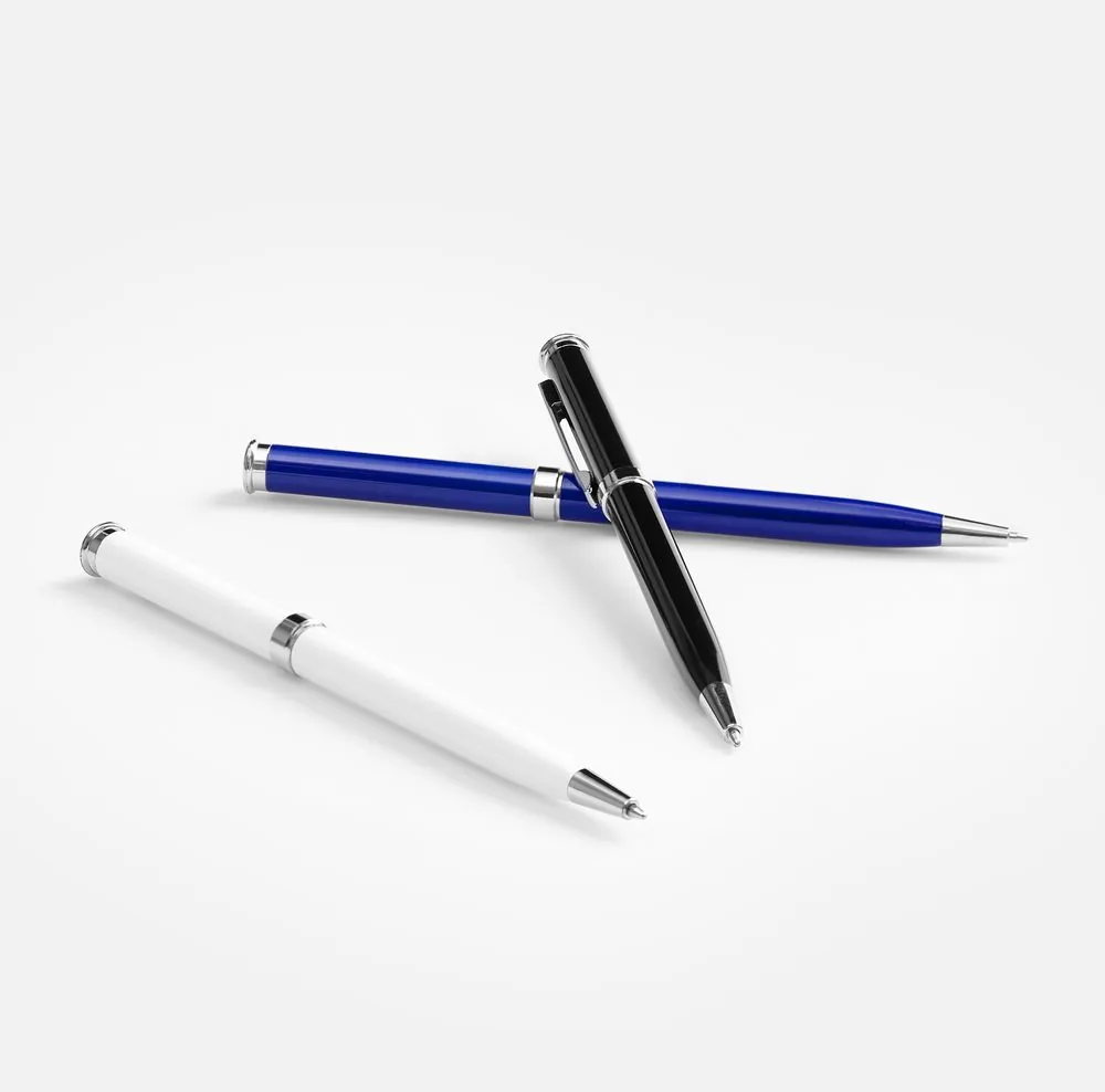Ручка шариковая Finn Chrome, синяя фото 6