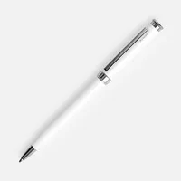 Ручка шариковая Finn Chrome, белая фото 2