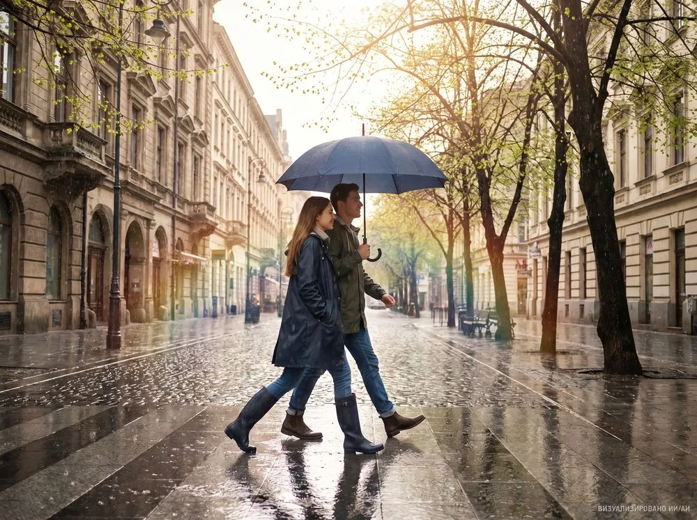 Зонт-трость Sombrella, темно-синий фото 9