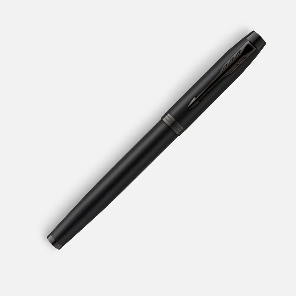 Ручка перьевая Parker IM Achromatic Black, черная фото 3