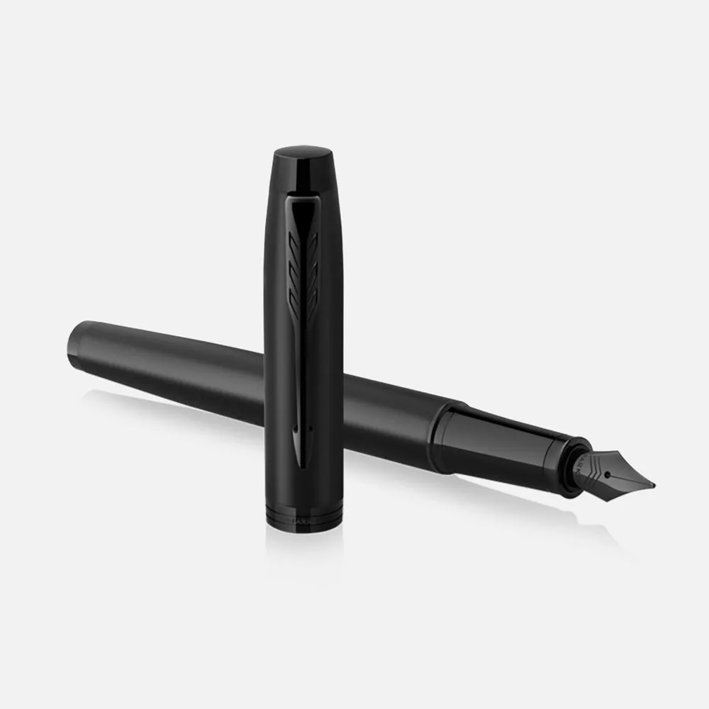 Ручка перьевая Parker IM Achromatic Black, черная фото 4