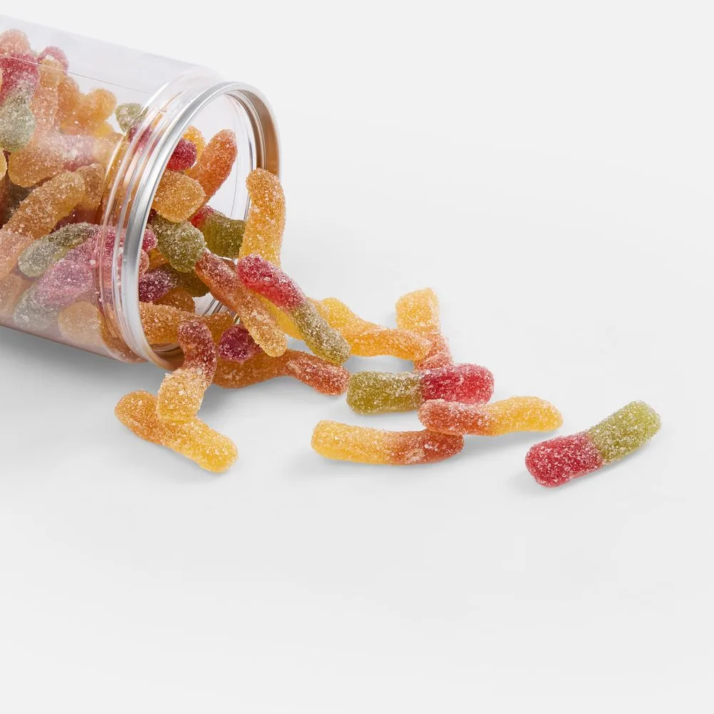 Мармелад жевательный Jelly Sweets, змейки в кислой посыпке фото 4