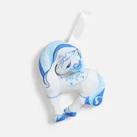 Мягкая игрушка — подвеска «Снежка» фото 2