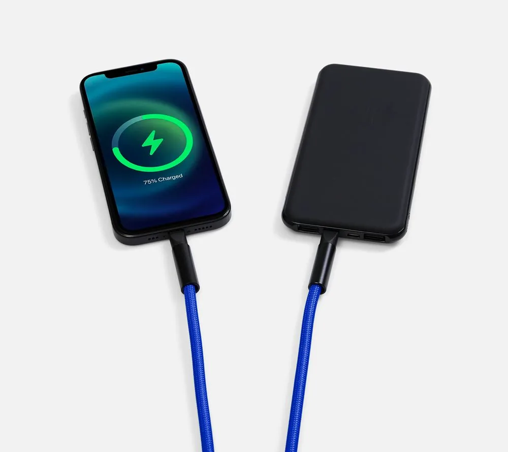 Кабель-ланьярд energyFlex Power Delivery 60 Вт, темно-синий фото 9