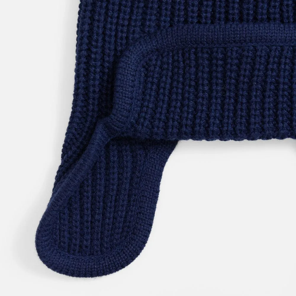 Шапка-ушанка Catch Match, темно-синяя фото 3