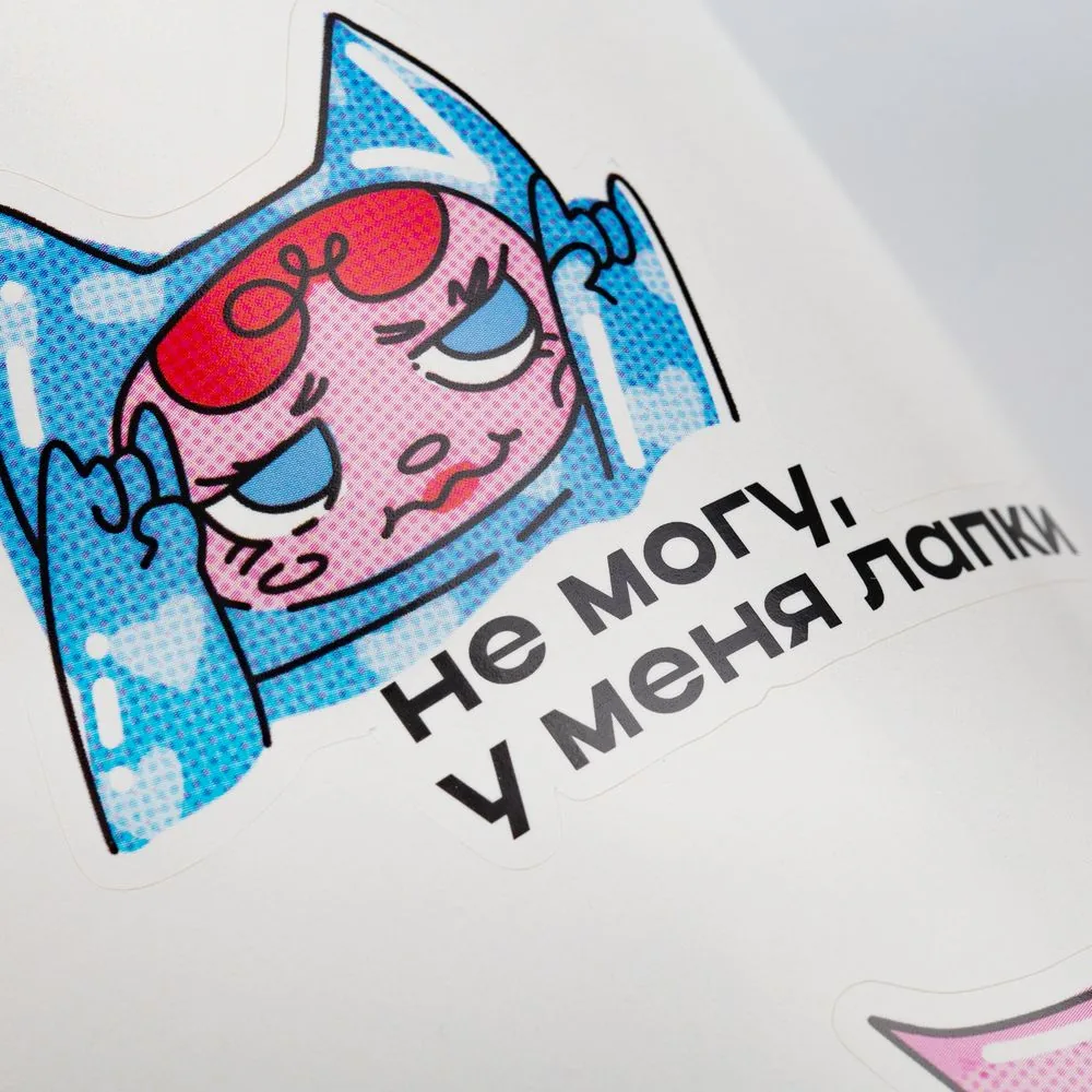 Наклейки бумажные Sticker Pack на заказ, M фото 6