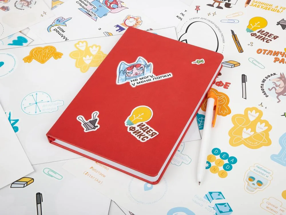 Наклейки бумажные Sticker Pack на заказ, M фото 7