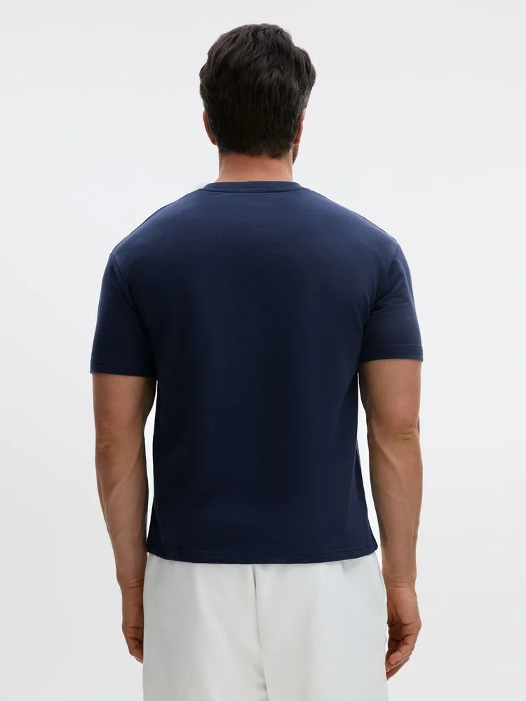 Футболка унисекс Durington, темно-синяя, размер 3XL/4XL фото 8