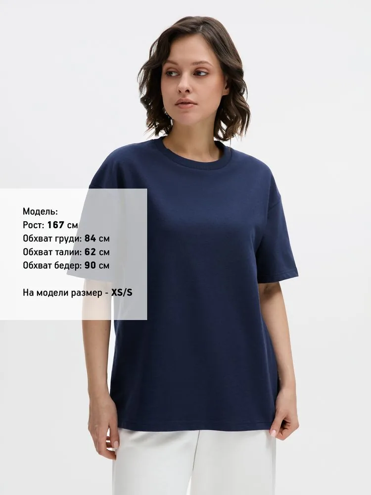 Футболка унисекс Durington, темно-синяя, размер 3XL/4XL фото 9