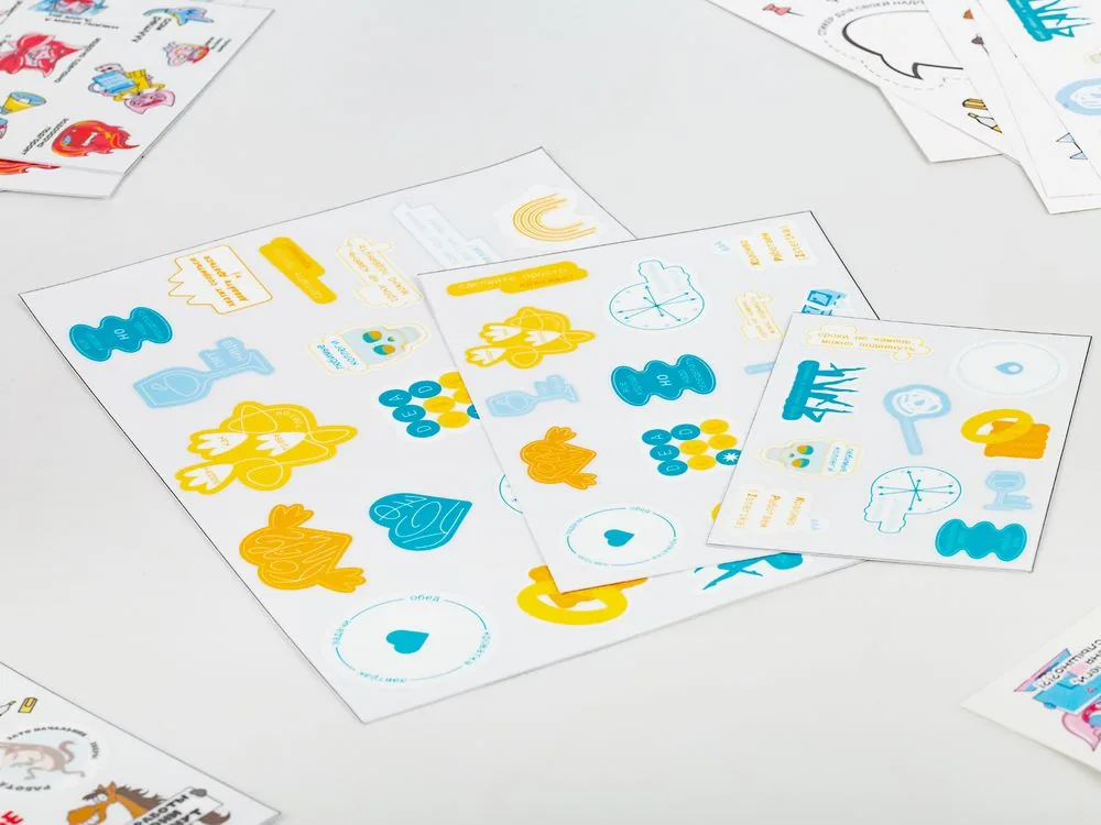 Наклейки UV-DTF Sticker Pack на заказ, M фото 7