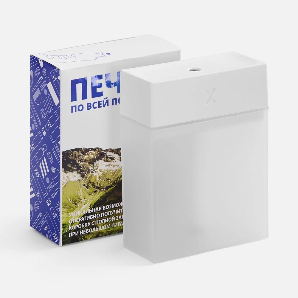 Коробка с полноцветной печатью для увлажнителя Air Square фото 3