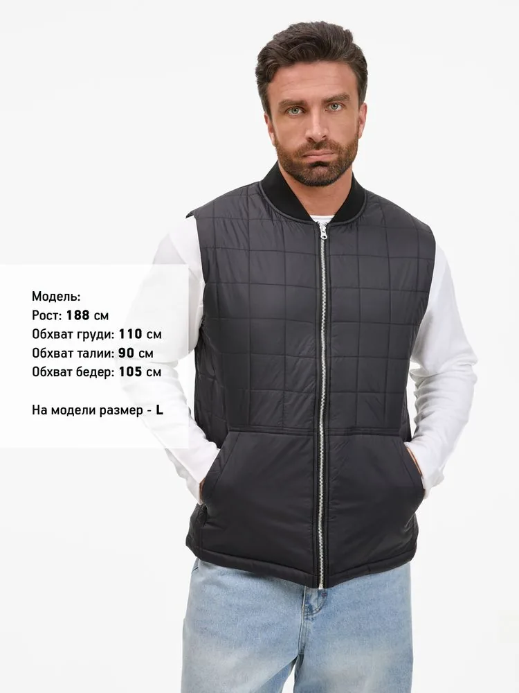 Жилет унисекс Warmbridge, черный, размер M фото 6