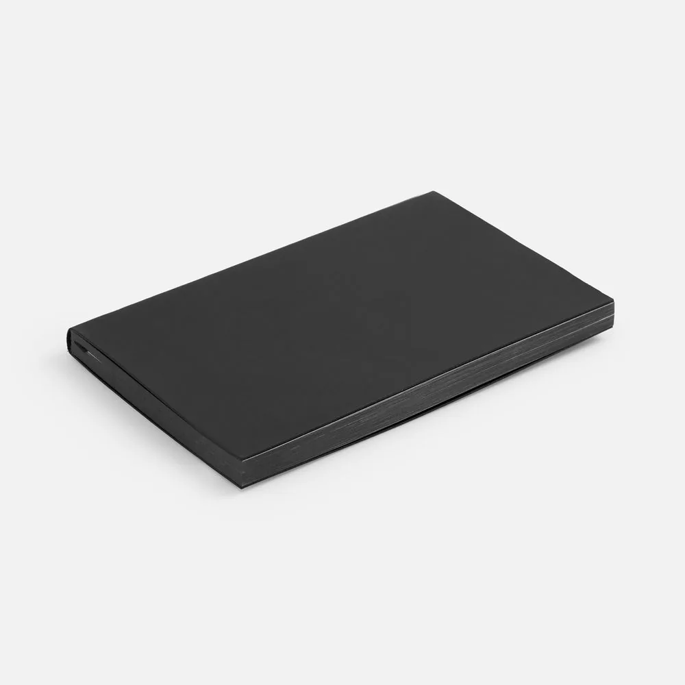 Ежедневник Flat Mini, недатированный, черный фото 3