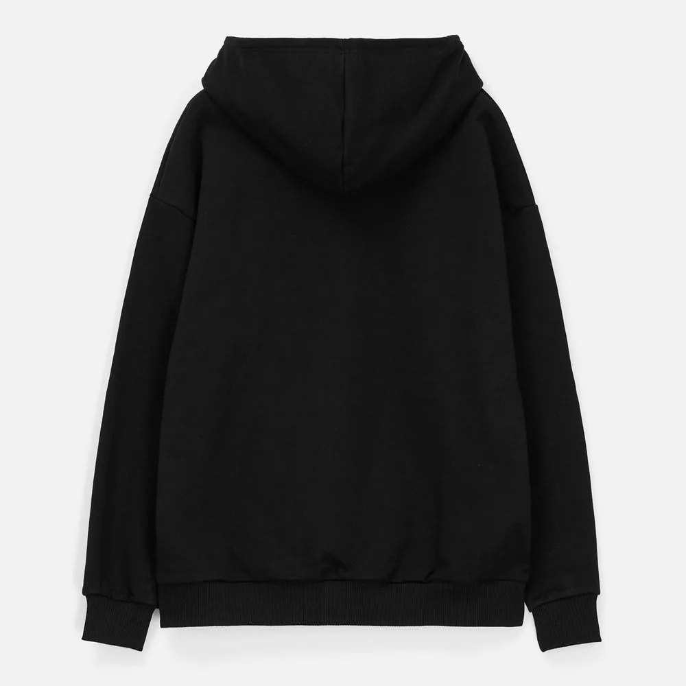 Толстовка унисекс оверсайз Sartoro, черная, размер 3XL/4XL фото 3