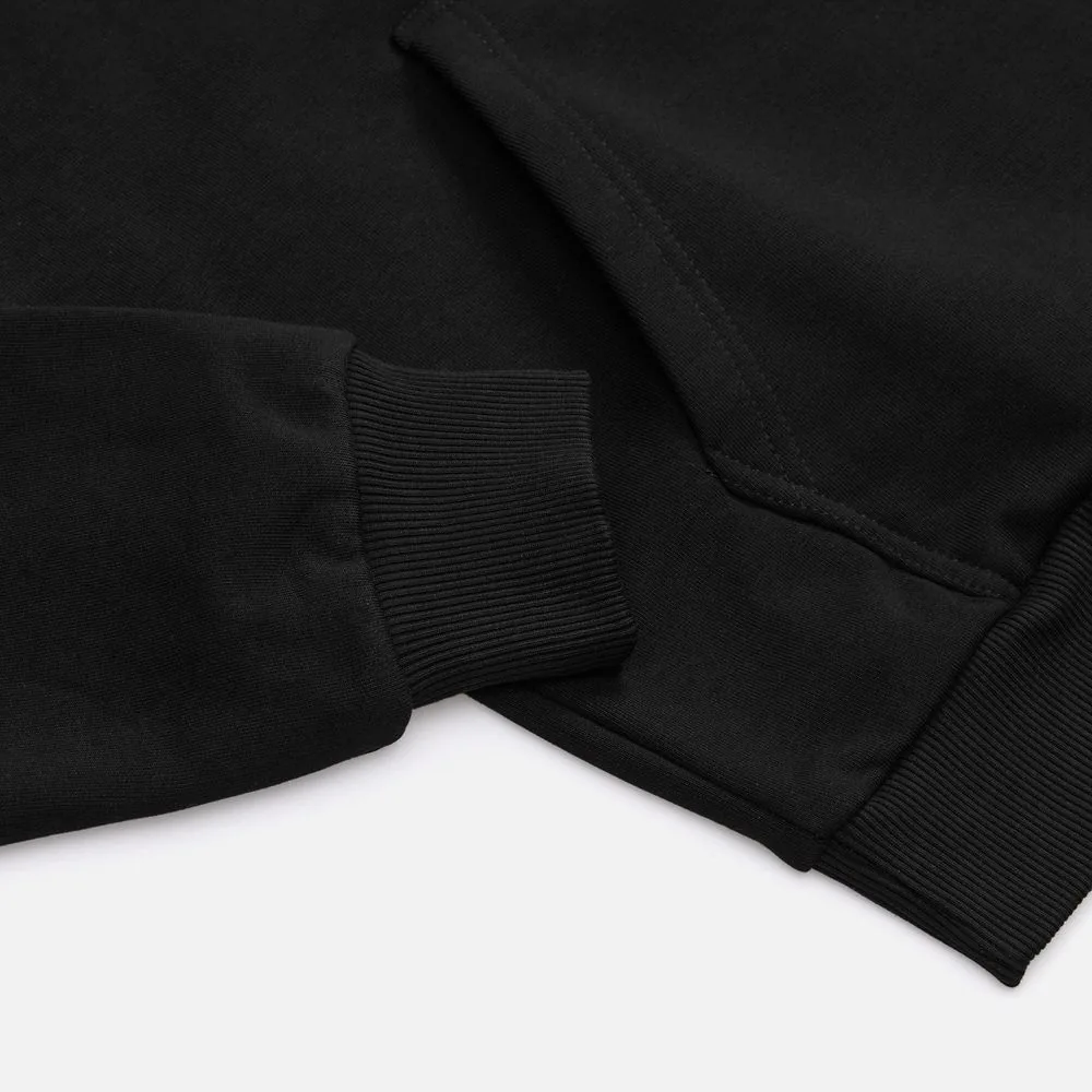 Толстовка унисекс оверсайз Sartoro, черная, размер 3XL/4XL фото 4