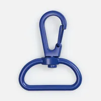 Застежка-карабин Snap Hook, L, синяя фото 2