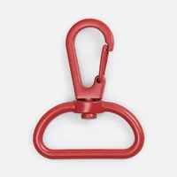 Застежка-карабин Snap Hook, L, красная фото 2