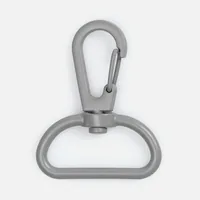 Застежка-карабин Snap Hook, L, серая фото 2