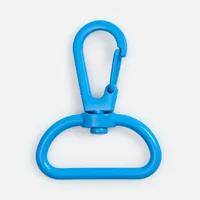 Застежка-карабин Snap Hook, L, голубая фото 2