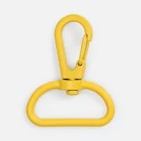 Застежка-карабин Snap Hook, L, желтая фото 2