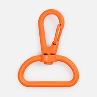 Застежка-карабин Snap Hook, L, оранжевый неон фото 2